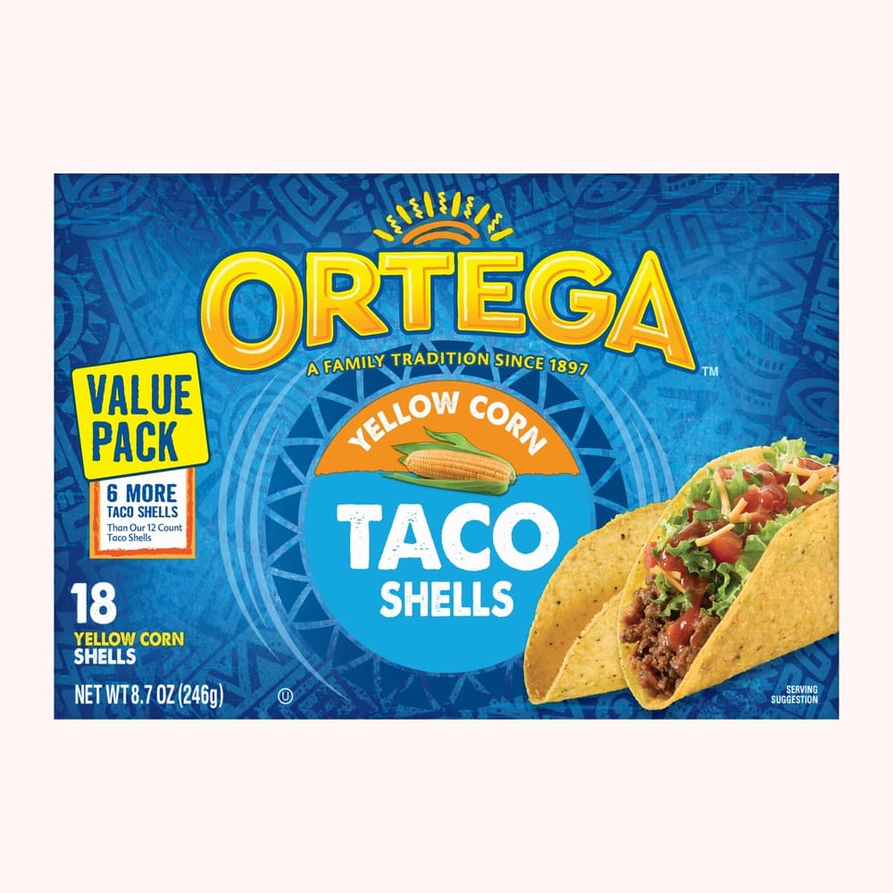 Ortega Yellow Corn Taco Shells (Value Pack)